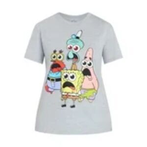 SpongeBob SquarePants Women's Graphic Tee with Short Sleeves